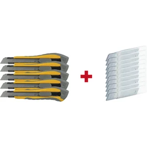 SOLIDO Cutter Set 5 x Cutter + 10 x Abbrechklingenbox 15-teilig