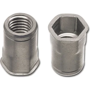 Blindnietmutter kl. Senkkopf mit Sechskantschaft offen M10x22,9 Stahl verzinkt