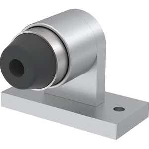 KWS Bodentürpuffer 2021 gefederter Anschlagpuffer, Stahl silber lackiert