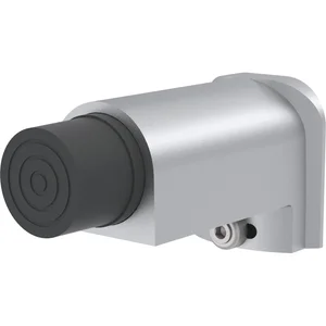 KWS Wandtürpuffer 2051 gefederter Anschlagpuffer, Aluminium silber lackiert