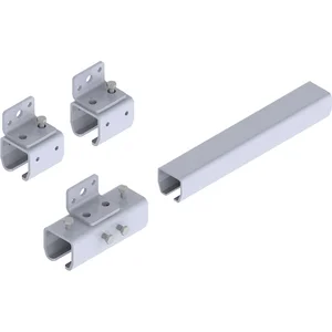 Erweiterungsset HELM 100 für Schiebetorbeschlagset, Wandmontage,Stahl verzinkt