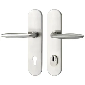 SH-Drückergarnitur VERONESE -auf Schild PZ88, mit Kzs., Edelstahl