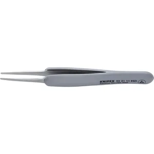 KNIPEX Gummi-Pinzette 922111ESD Edelstahl Länge 123 mm