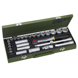 PROXXON Steckschlüssel-Satz 1/2"vierkant mit Umschaltknarre 29-teilig