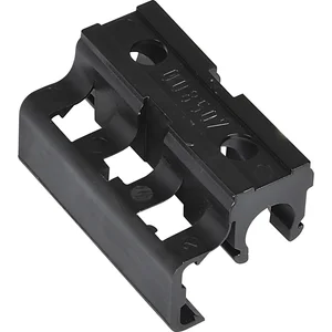 GEZE Halterung zu flexiblem Gestänge Kunststoff schwarz