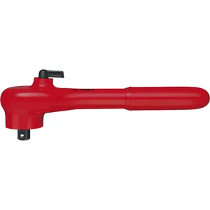 KNIPEX Umschaltknarre isoliert 9831 mit Vierkant 3/8", links/rechts umschaltbar