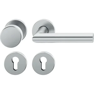 FSB Objekt Wechselgarnitur 72 1076 AGL auf Rosette PZ, rechts, Edelstahl matt