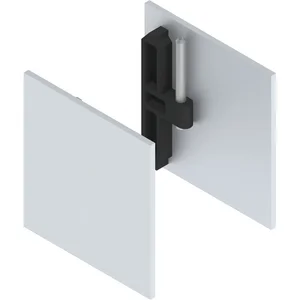 HELM GT-S 150 Abdeckkappen-Set klemmbar silber eloxiert