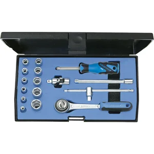 GEDORE Steckschlüssel-Satz 20EMU- 3 1/4"vierkant mit Umschaltknarre 16-teilig