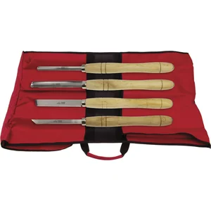 STUBAI HSS Drechseleisen Satz Ausführung Langholz 4-teilig