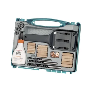 WOLFCRAFT Dübelkoffer komplett für 6, 8 und 10 mm Holzdübel