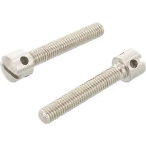 DIN404 M 5x 10 Edelstahl A1 Kreuzlochschraube mit Schlitz