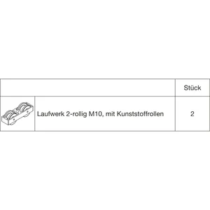 HAWA Junior 100 Laufwerkset (30064)