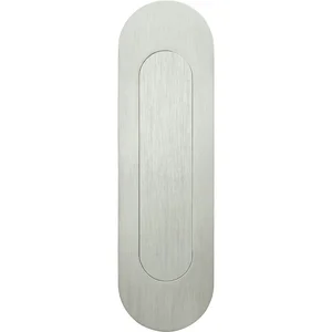 FSB Schiebetürmuschel 42 4250 oval geschlossen, Edelstahl matt