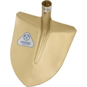 OFFNER Wurfschaufel spitz Profi gehärtet ohne Stiel Größe 310x280 mm