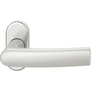 FSB Rahmentürdrücker 09 1015 Hochhaltefeder B ovale Rosette silber