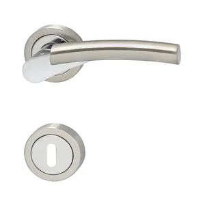 MARCHESI Drückergarnitur MIND - auf Rosette BB, Zamak verchromt/vernickelt matt