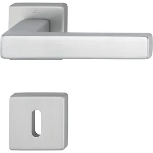 HOPPE Drückergarnitur AUSTIN - auf Rosette BB, Aluminium edelstahlfarbig matt