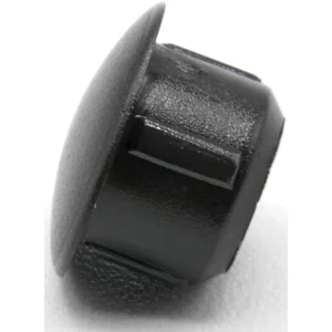Abdeckstopfen für Bohrloch ø 7mm mit Abhubsicherung Polyethylen schwarz