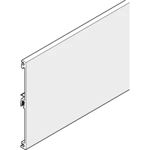 Abdeckblende Frontslide 60/A und 60/matic, auf Maß, Alu silber eloxiert