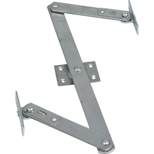 Oberlicht-Z-Schere, Angriffarm 120 mm, Mittelstück 260 mm, Stahl verzinkt