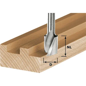 FESTOOL Spiralnutfräser HS 8 x 19 mm