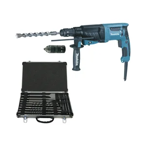 MAKITA Bohrhammer HR2630TX 800 Watt SDS Plus+17 tlg. Bohr-u. Meißelkassette