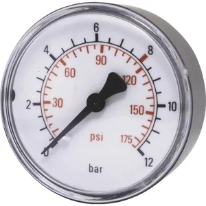 ELMAG Druckluft Manometer 40 mm 0 - 10 bar mit Außengewinde hinten 1/8"
