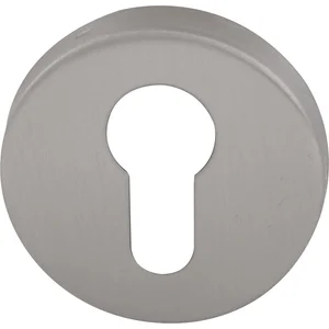 Zylinderrosette PZ - FH, KL 4, ø 52 x 10 mm, Edelstahl