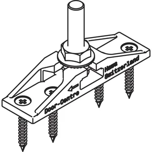 HAWA-Junior 40/Z Zweiwegaufhängung mit Tragschraube M8