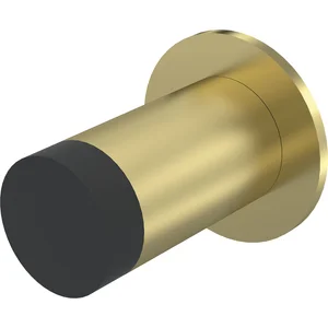 KWS Wandtürpuffer 2075, ø 30 mm, Länge 80 mm, Aluminium messingfärbig eloxiert