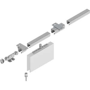Schiebetorbeschlagset HELM 400 für Deckenmontage, max. 400 kg, Stahl verzinkt