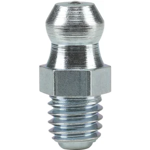 Kegelkopf (Hydraulik) Schmiernippel gerade H1 Gewinde Größe M6 x 1