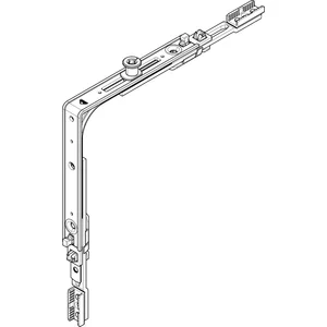 ROTO NT/NX Eckumlenkung Standard 1P-Zapfen silber