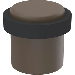 KWS Bodentürpuffer 2095, ø 50 mm, Aluminium dunkelbraun eloxiert