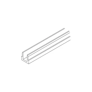 HAWA Junior 80/G Telescopic Aufnahmeprofil zu Festverglasung auf Maß