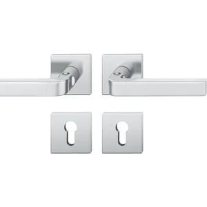 FSB Drückergarnitur 12 1004 ASL auf Rosette PZ, Edelstahl matt