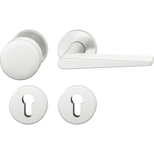 FSB Wechselgarnitur 12 1005 ASL auf Rosette PZ, Aluminium silber eloxiert