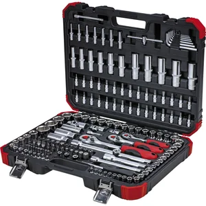 GEDORE RED Steckschlüssel-Satz 1/4" + 3/8" + 1/2" mit Umschaltknarren 172-teilig
