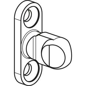GU HS Riegelbolzen Gr. 3 für PVC, ab FH 2300 mm, silber