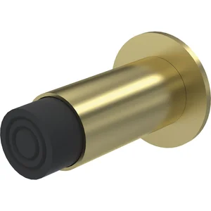 KWS Wandtürpuffer 2066 gefederter Puffer, Länge 120 mm, Messing matt