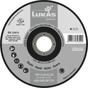 LUKAS Schruppscheibe Premiumflex* 115 x 6 mm Form 27