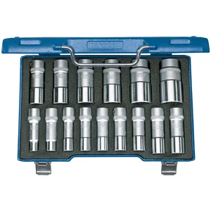 GEDORE Steckschlüssel-Satz D19L-015 1/2"vierkant lange Ausführung 15-teilig