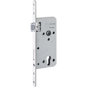 DORMAKABA Einstemmschloss 127WZ PZW, Flüsterfalle, DM 61, rund, Edelstahl