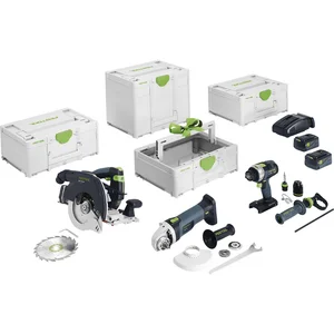 FESTOOL Akku-Combo-Set Holzbau 18 Volt / 5,0 Ah (IEC) Li-Ion