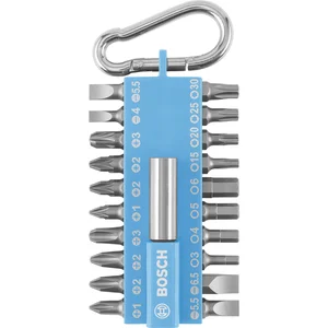 BOSCH Schrauberbit-Set mit Karabiner 21-teilig