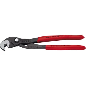 KNIPEX Schraubzange Raptor, SW 10-32 mm, 15 Positionen, KS-Griff, grau, L=250 mm