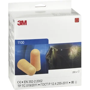 3M Gehörschutzstöpsel 1100 SNR=35 dB Inhalt 200 Paar