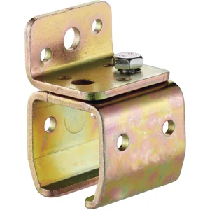 Wandbefestigungsmuffe HELM 601, Loch ø 22 mm, M10 x 30, Stahl verzinkt, gelb