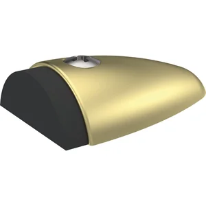 KWS Bodentürpuffer 2090, 90 x 60 x 25mm, Aluminium messingfärbig eloxiert